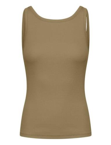 Gestuz Drewgz Sl Reversible Top Khaki Green