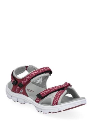 Almaak W Sandal Platta Sandaler Burgundy CMP