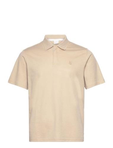Jprccrodney Ss Polo Noos Tops Polos Short-sleeved Beige Jack & J S