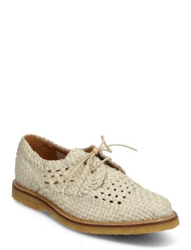 Loafer Snörade Skor Låga Beige ANGULUS