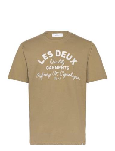 Les Deux Barry T-Shirt Khaki Green