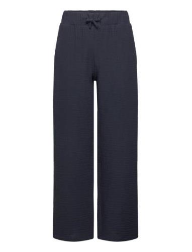 LMTD Nlfhussa String Straight Pant Marinblå