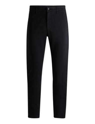 Chino_Tapered Bottoms Trousers Chinos Black BOSS