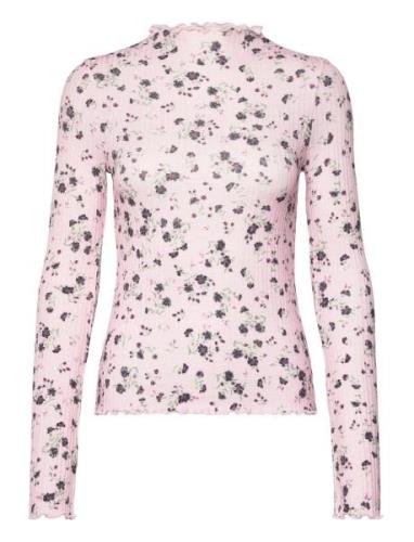 Top Bella Tops T-shirts & Tops Long-sleeved Pink Lindex