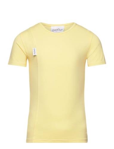 Unisex T-Shirt Tops T-shirts Short-sleeved Yellow Gugguu