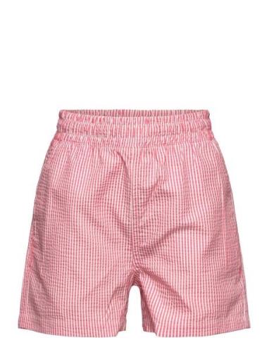 Kobvictor Seersucker Swim Shorts Acc Badshorts Red Kids Only