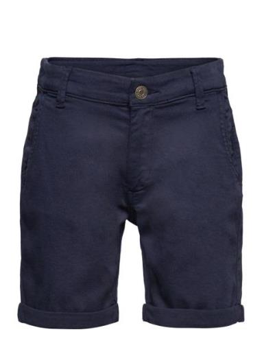 Minymo Shorts Twill Marinblå