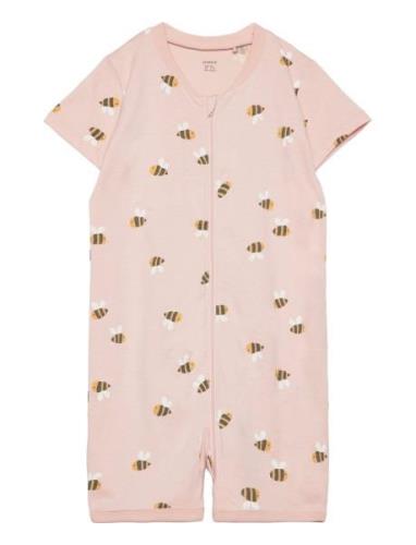 Lindex Pyjamas Romper Bee Bf Rosa