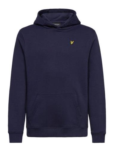 Lyle & Scott Pullover Hoodie Marinblå