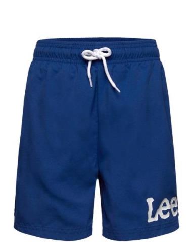 Wobbly Graphic Swimshort Badshorts Blue Lee Jeans