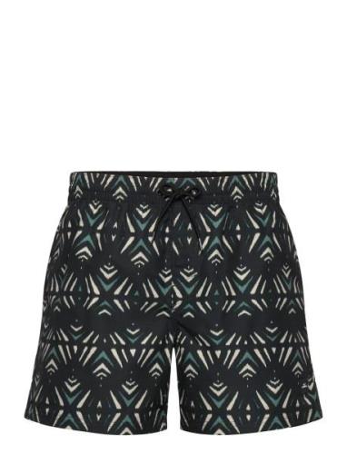 Mix & Match Cali Print 15'' Swim Shorts Badshorts Black O'neill