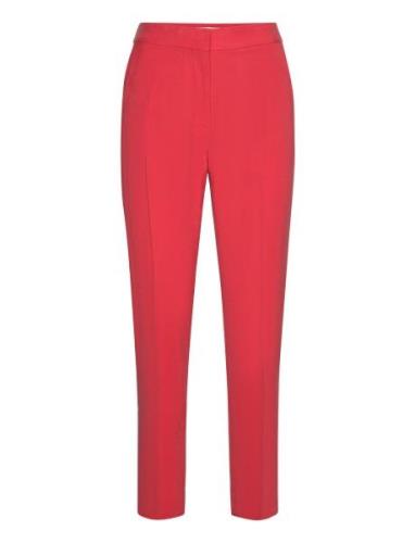 Straight Suit Trousers Bottoms Trousers Slim Fit Trousers Red Mango
