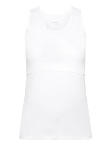 Nursing Tanktop Tops T-shirts & Tops Sleeveless White Boob