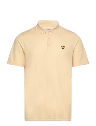 Golf Tech Polo Shirt Sport Polos Short-sleeved Cream Lyle & Scott Spor...