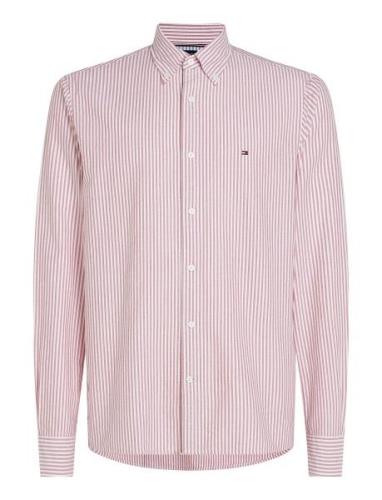 Tommy Hilfiger Heritage Oxford Stripe Rf Shirt Röd