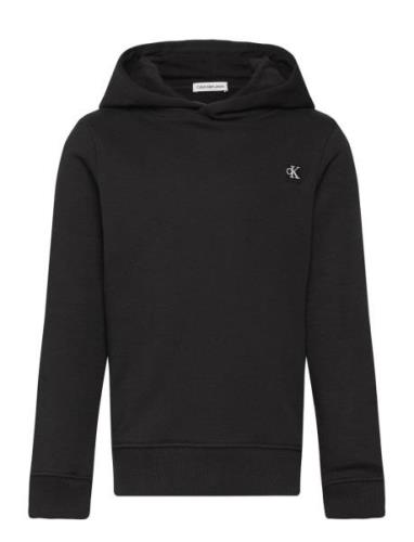 Calvin Klein Monogram Mini Badge Hoodie Svart