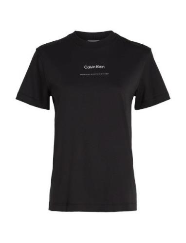 Calvin Klein Multi Logo Regular T-Shirt Svart