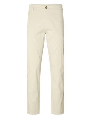 Slh175-Slim Bill Pant Flex Noos Bottoms Trousers Chinos Cream Selected...