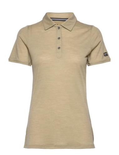 W Sporty Polo Tops T-shirts & Tops Polos Green Super.natural