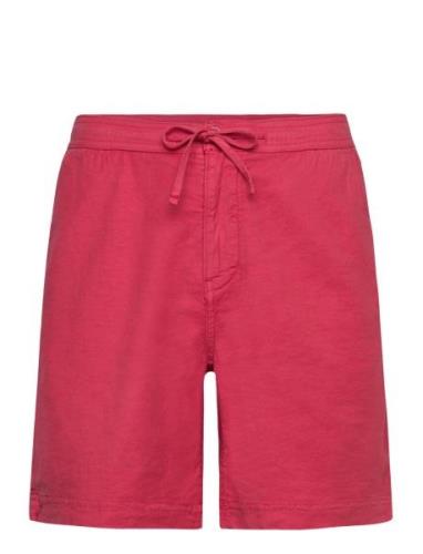 Fenix Linen Shorts Bottoms Shorts Casual Red Morris