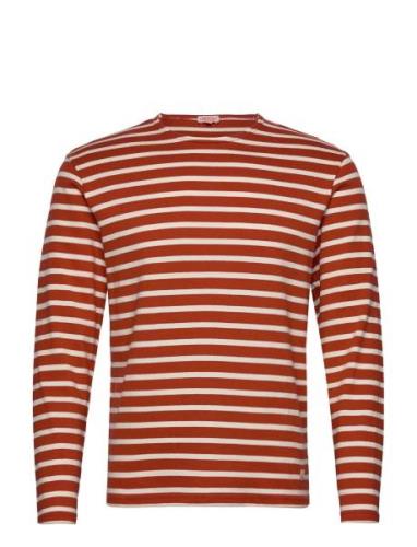 Striped Breton Shirt Héritage Tops T-shirts Long-sleeved Red Armor Lux