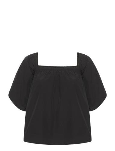 Gestuz Pampagz Off Shoulder Blouse Svart