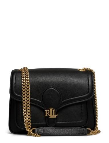 Lauren Ralph Lauren Pebbled Small Bradley Convertible Bag Svart