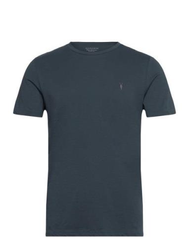 Tonic Ss Crew Tops T-shirts Short-sleeved Navy AllSaints