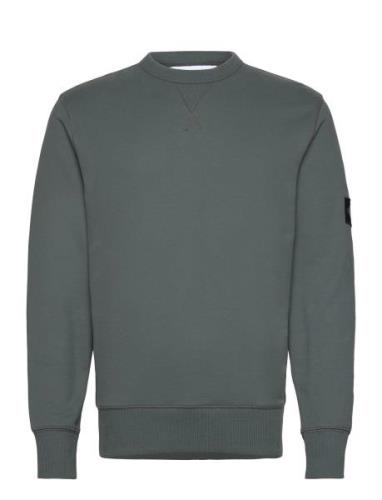 Calvin Klein Jeans Badge Crew Neck Grå