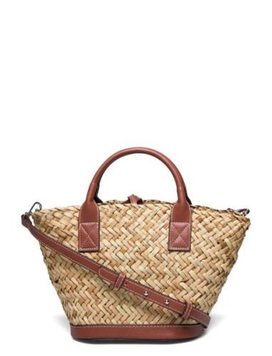 Mango Natural Fibre Basket Bag Beige