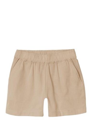 Nkffalinnen Pull Up Shorts Noos Bottoms Shorts Beige Name It