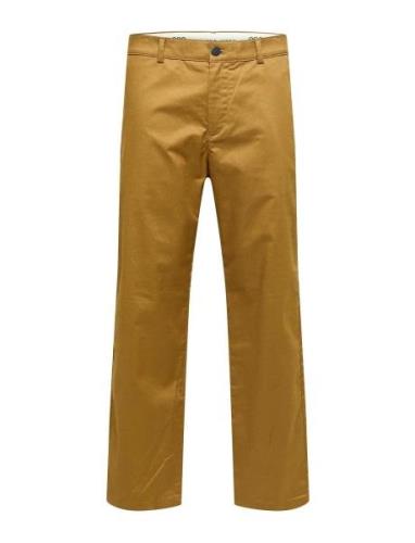 Slhloose-Salford 220 Flex Pants W Noos Bottoms Trousers Chinos Brown S...