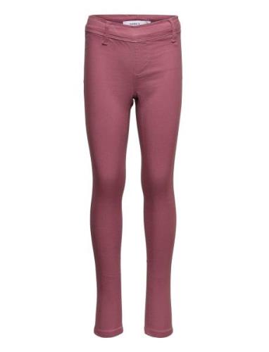 Nkfpolly Twitoas Legging Noos Bottoms Leggings Pink Name It