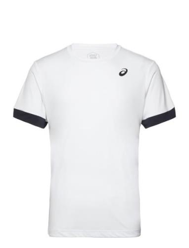 Men Court Ss Top Sport T-shirts Short-sleeved White Asics