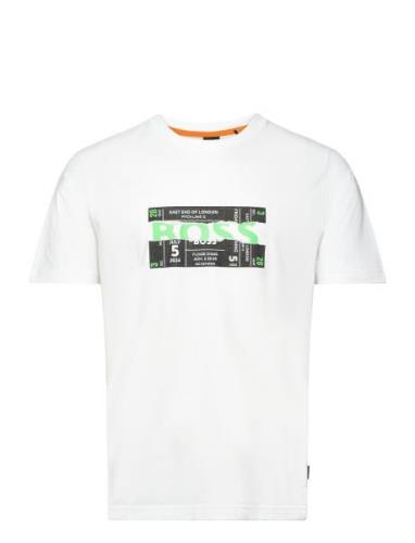 Te_Bossticket Tops T-shirts Short-sleeved White BOSS