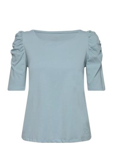 Adrienne - T-Shirt Tops Blouses Short-sleeved Blue Claire Woman