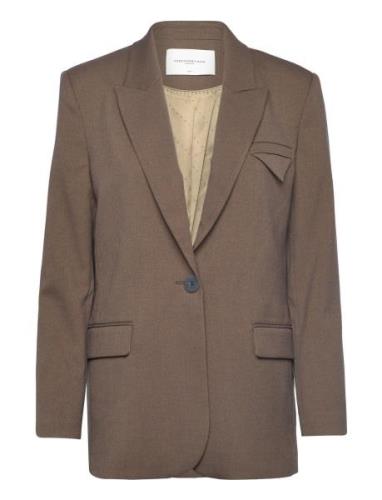 Cmtailor-Ja Blazers Single Breasted Blazers Brown Copenhagen Muse