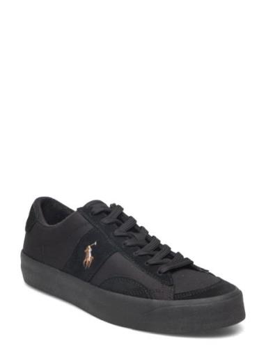 Polo Ralph Lauren Sayer Canvas & Suede Sneaker Svart