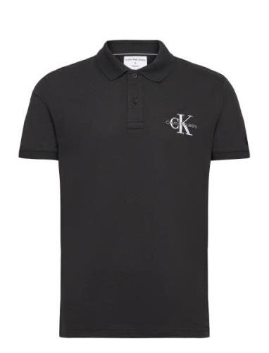 Calvin Klein Jeans Monologo Polo Svart