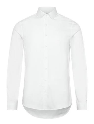 Calvin Klein Twill Easy Care Slim Shirt Vit