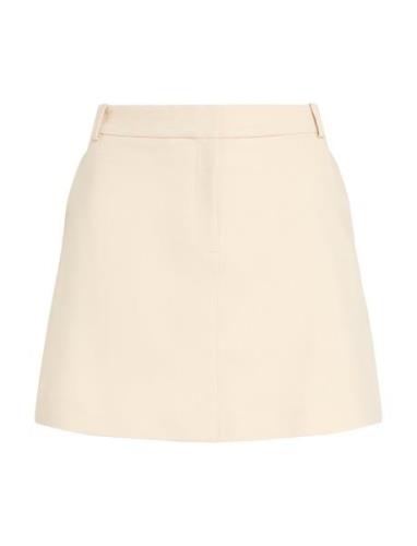 Tommy Hilfiger Core Straight Short Skirt Kräm