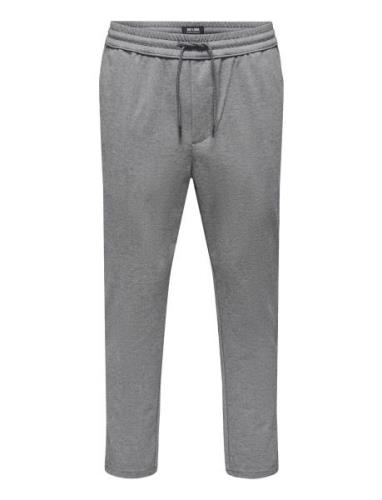 Onslinus Pant Crop 2454 Bottoms Sweatpants Grey ONLY & SONS