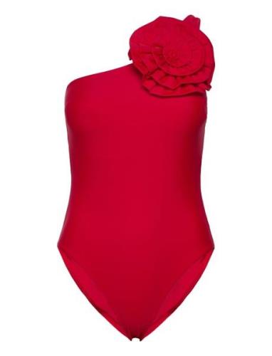 Carriecras Swimsuit Baddräkt Badkläder Red Cras