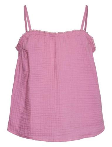 Vmnatali Singlet Top Wvn Girl Tops T-shirts Sleeveless Pink Vero Moda ...