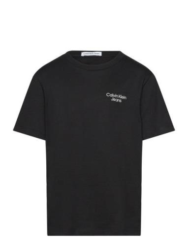 Calvin Klein Ckj Stack Logo T-Shirt Svart