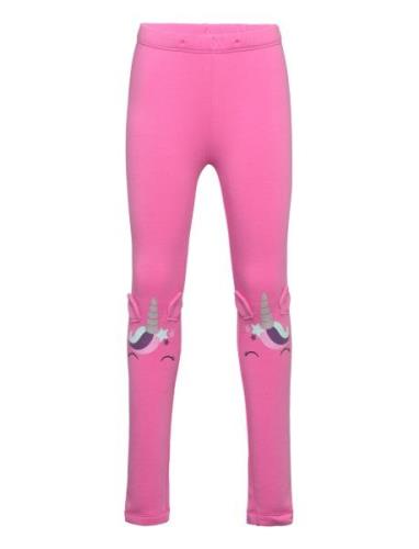 Lindex Leggings Unicorn Knee Rosa