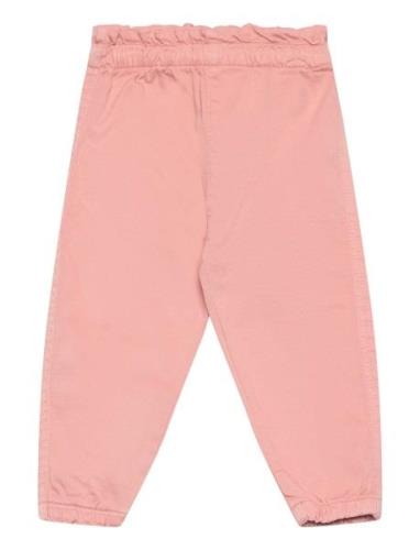 Pants Twill Bottoms Trousers Pink Minymo