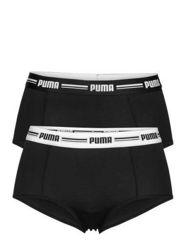 Puma Women Mini Short 2P Hang Hipstertrosa Underkläder Black PUMA