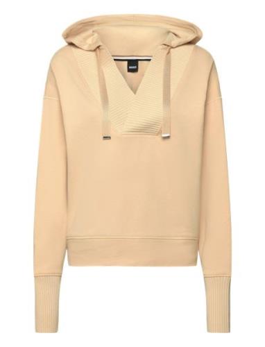 Eyaya Tops Sweat-shirts & Hoodies Hoodies Beige BOSS