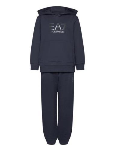 EA7 Tracksuit Marinblå